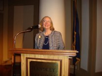 Rebecca Ebert at lectern